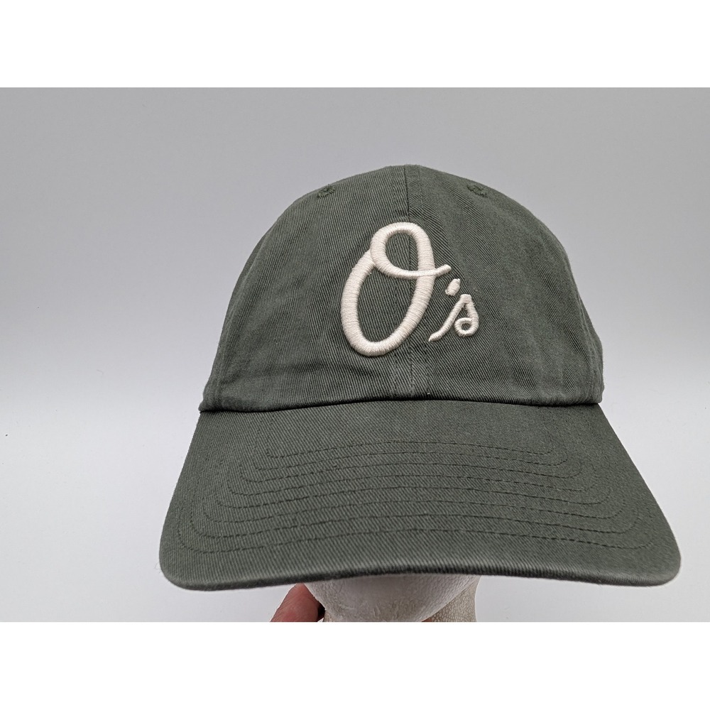 47 Brand Baltimore Orioles Os Hat Mens Olive Green Adjustable Baseball Cap OSFA